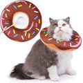 Hpetppy Cat Cone Collar Soft, Cat Recovery Collar for Wound Healing Cute Donut Adjustable Kittens Cones to Stop Licking Comfortable Lightweight Neck Elizabethan Collars for Cats Kittens After Surgery