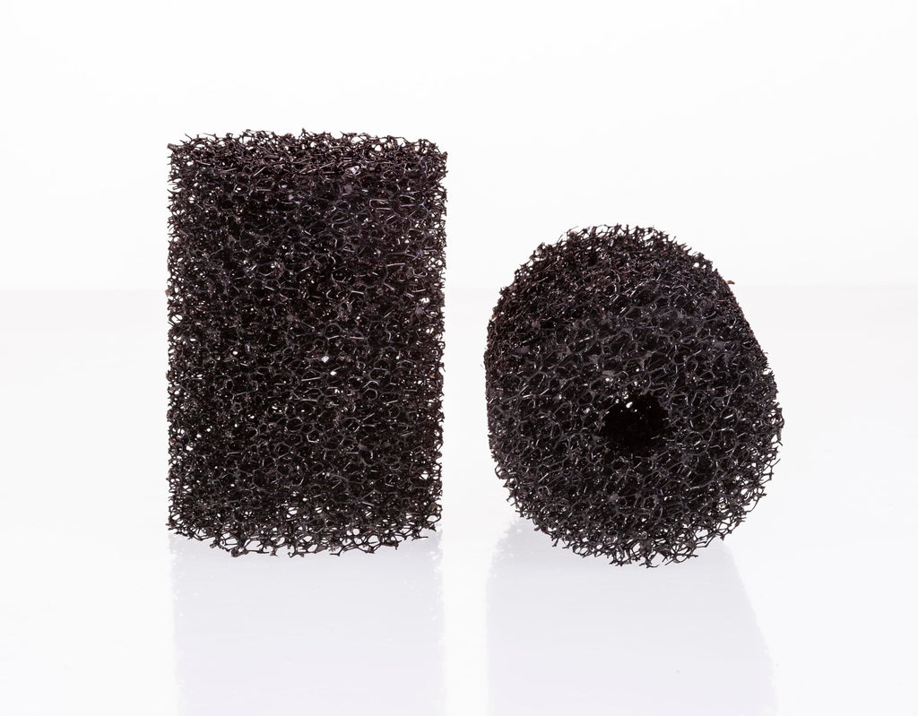 UNEAK 2-Pack Medium Premium Pre Filter Sponge Aquarium Intake High-Porosity Foam Roll Fish Tank Shrimp Beta Baby Fish Replacement Foam Cover Filtration Freshwater Saltwater 5-20 Gallons Easy to Clean