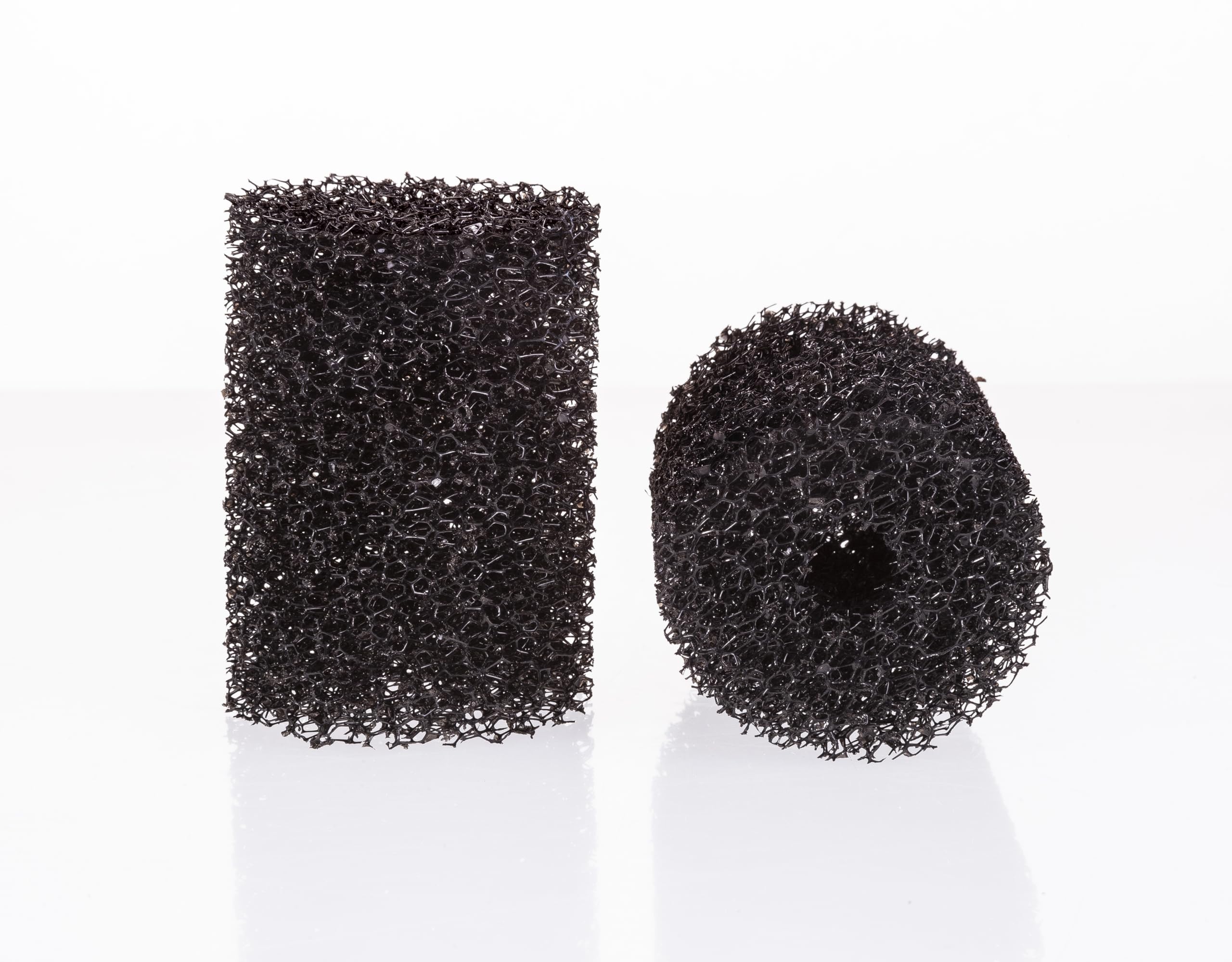 UNEAK 2-Pack Medium Premium Pre Filter Sponge Aquarium Intake High-Porosity Foam Roll Fish Tank Shrimp Beta Baby Fish Replacement Foam Cover Filtration Freshwater Saltwater 5-20 Gallons Easy to Clean
