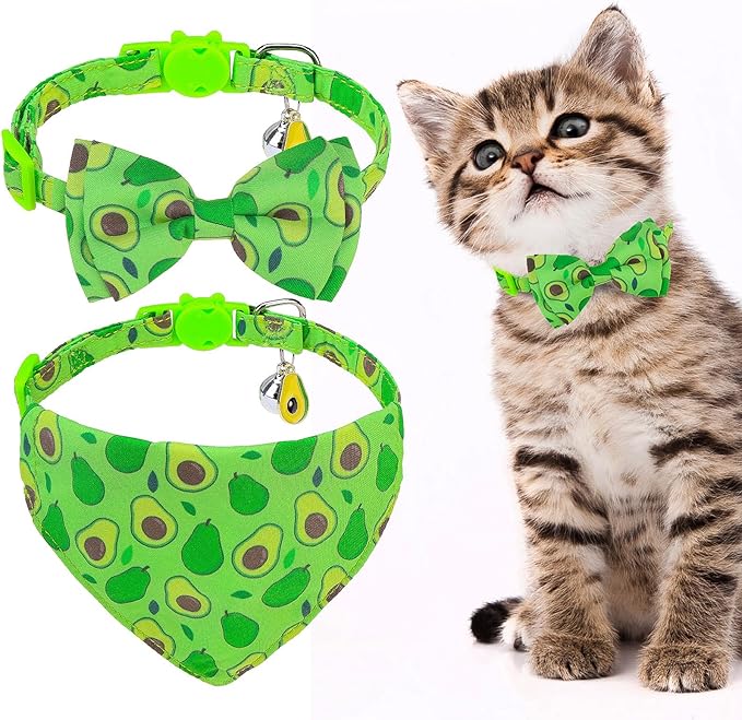 EXPAWLORER Cute Cat Collar Breakaway with Bells