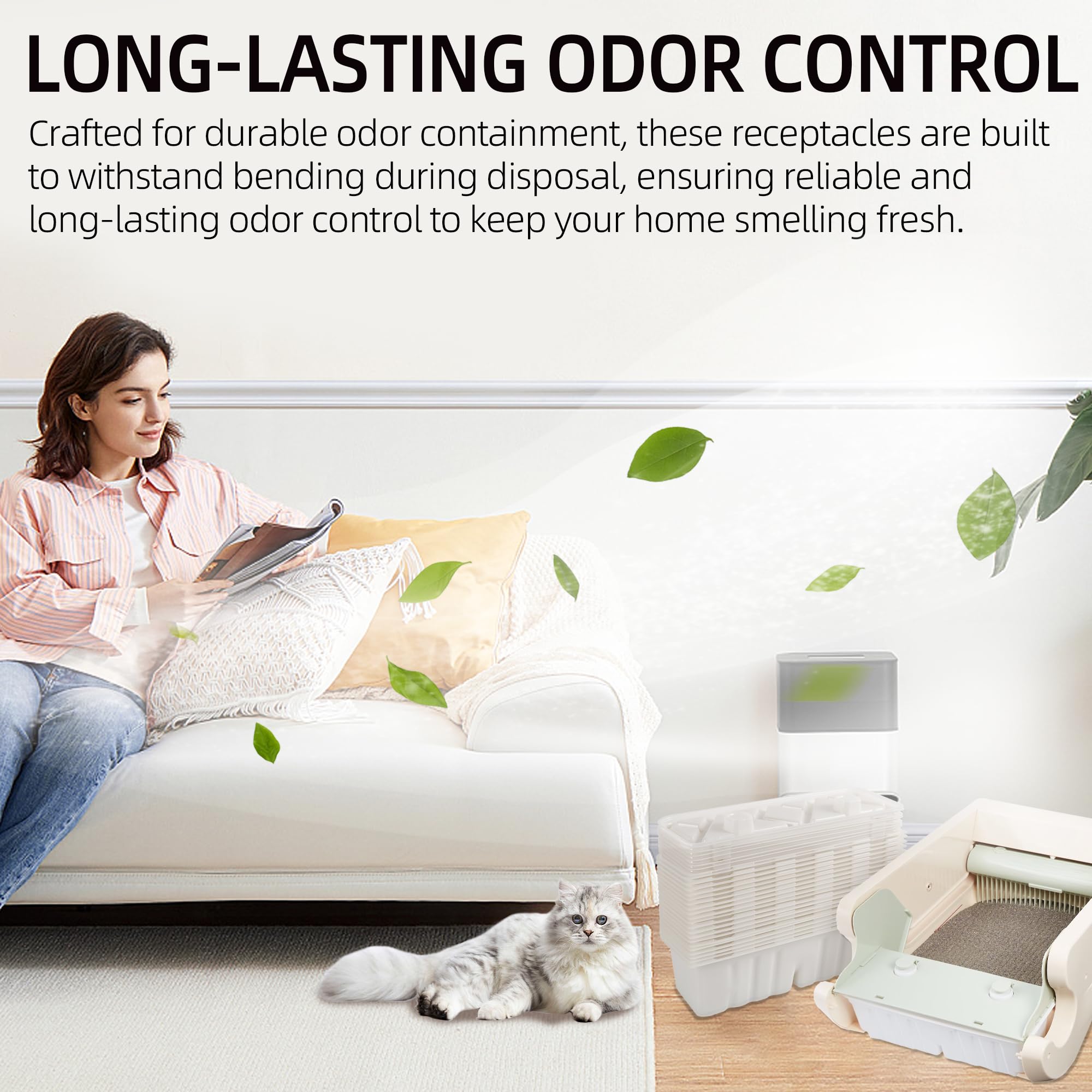 VIKOS Products Disposable Litter Box Waste Receptacles for Littermaid