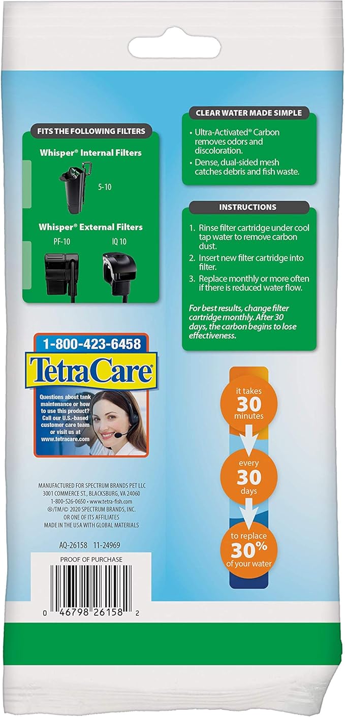 Tetra Whisper Bio-Bag Medium Filter Cartridge for Aquariums, 1 Count
