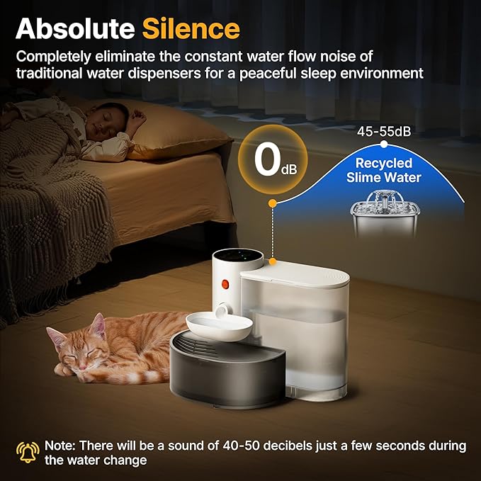 Potaroma Smart Pet Water Fountain, No Filter, 3.5L