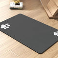 Pet Feeding Mat-Absorbent Dog Mat for Food and Water Bowl-No Stains Quick Dry Water Dispenser Mat-Dog Accessories Pet Supplies-Bowl for Messy Drinkers（BLUEDOGS