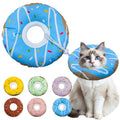 Seyezo Cat Cone Collar Soft, Adjustable Cat Recovery Cone, Waterproof Blue