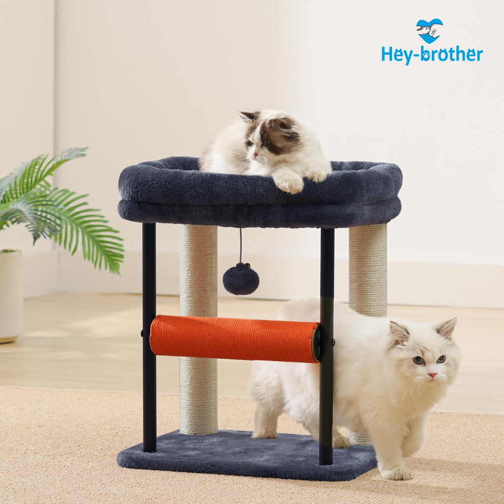 Hey-brother Cat Tree, Sturdy Tower with Sisal-Wrapped Columns, MPJ010SG