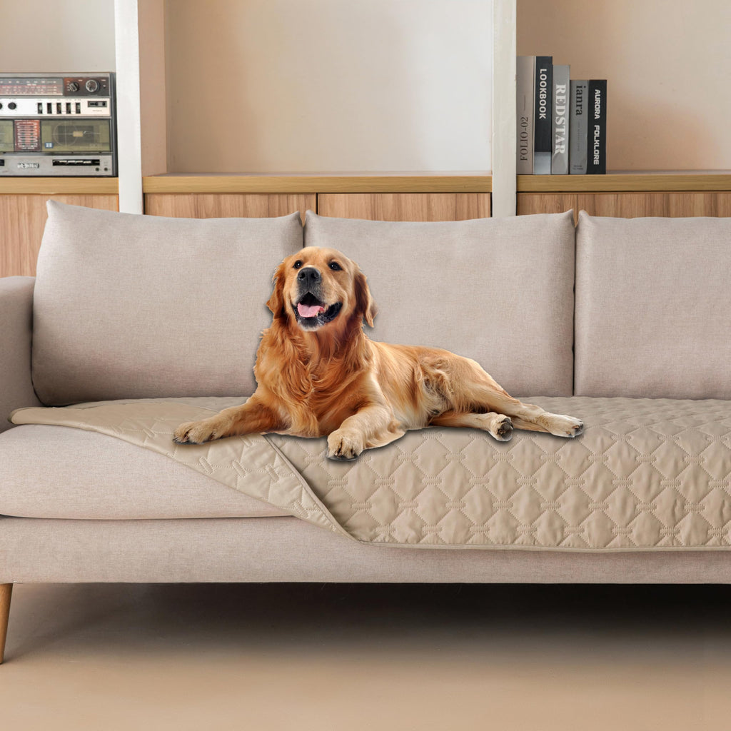 gogobunny 3X Stronger Waterproof Pet Blanket, Scratch Proof Furniture Protector for Dogs Cats, Reversible Cover 82x120 Inch — 30x80 Inch (Pack of 1)