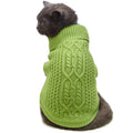 Jnancun Cat Sweater Stretchy,19 Colors,6 Sizes,Snug Winter (Green, X-Small, Vest)
