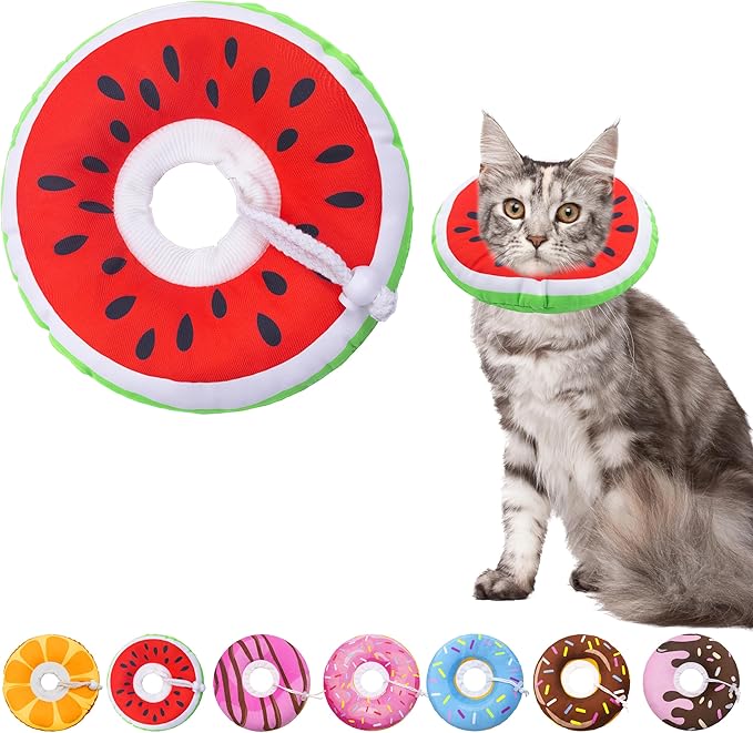 Seyezo Cat Cone Collar Soft, Adjustable Cat Recovery Cone