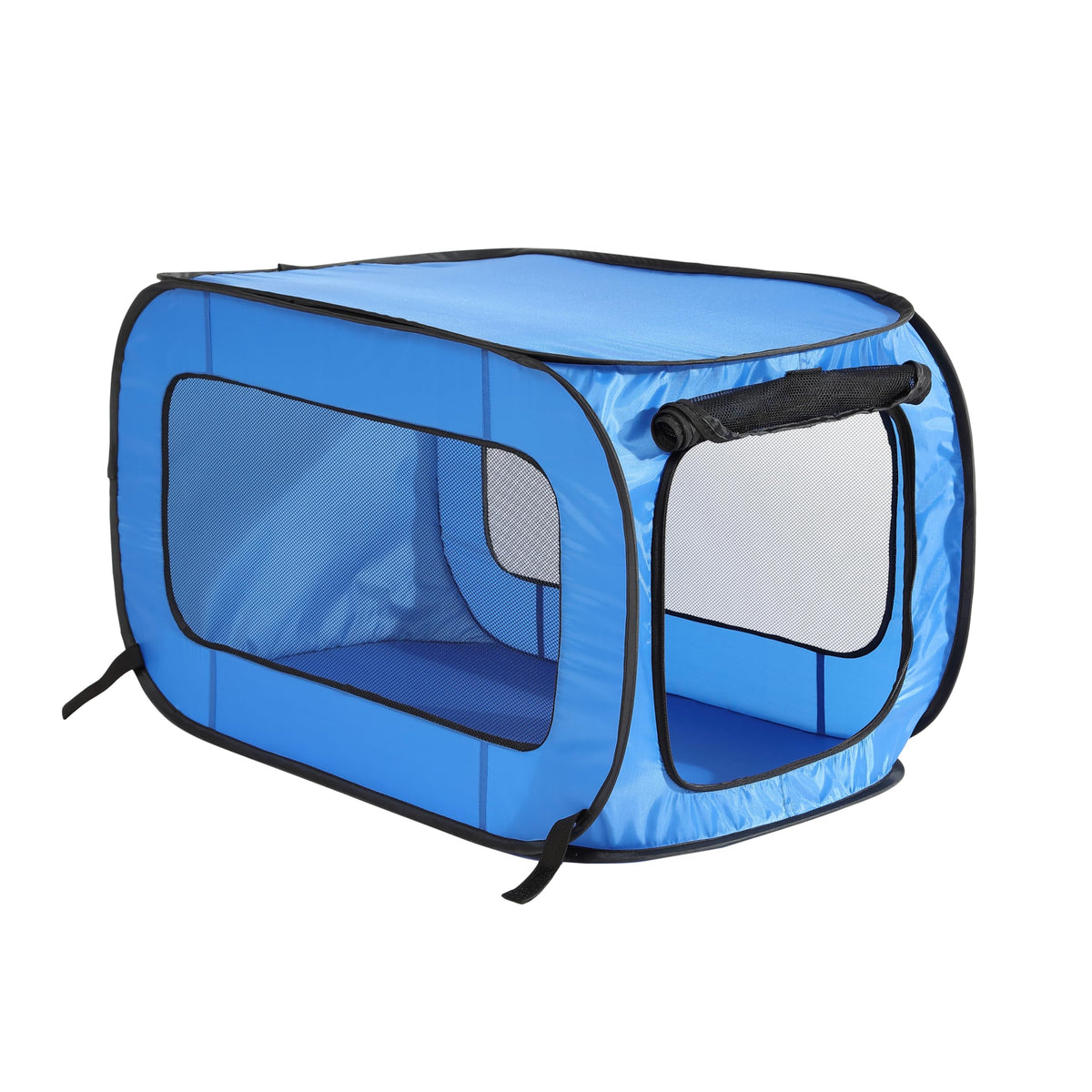Portable Collapsible Pop Up Kennel, 36" L x 22" W x 22" H, Red
