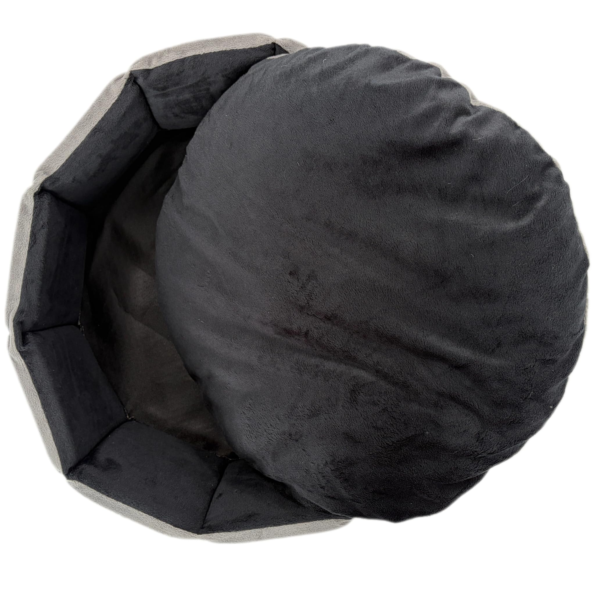 PJYuCien Orthopedic Memory Foam Round Pet Bed, 20", Gray