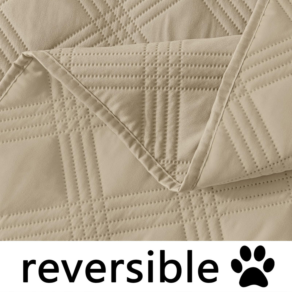 hyha Waterproof Reversible Dog Blanket, Soft Couch Cover for Dogs Washable