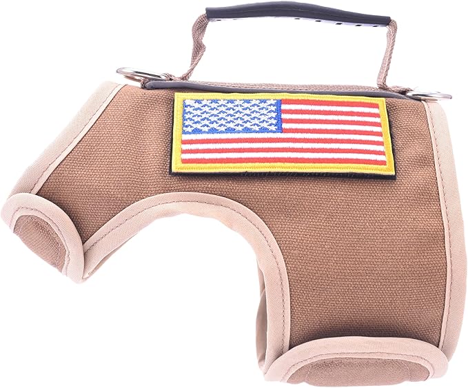 Cat Harness and Leash Set for Walking Escape Proof, Khaki, X-Small