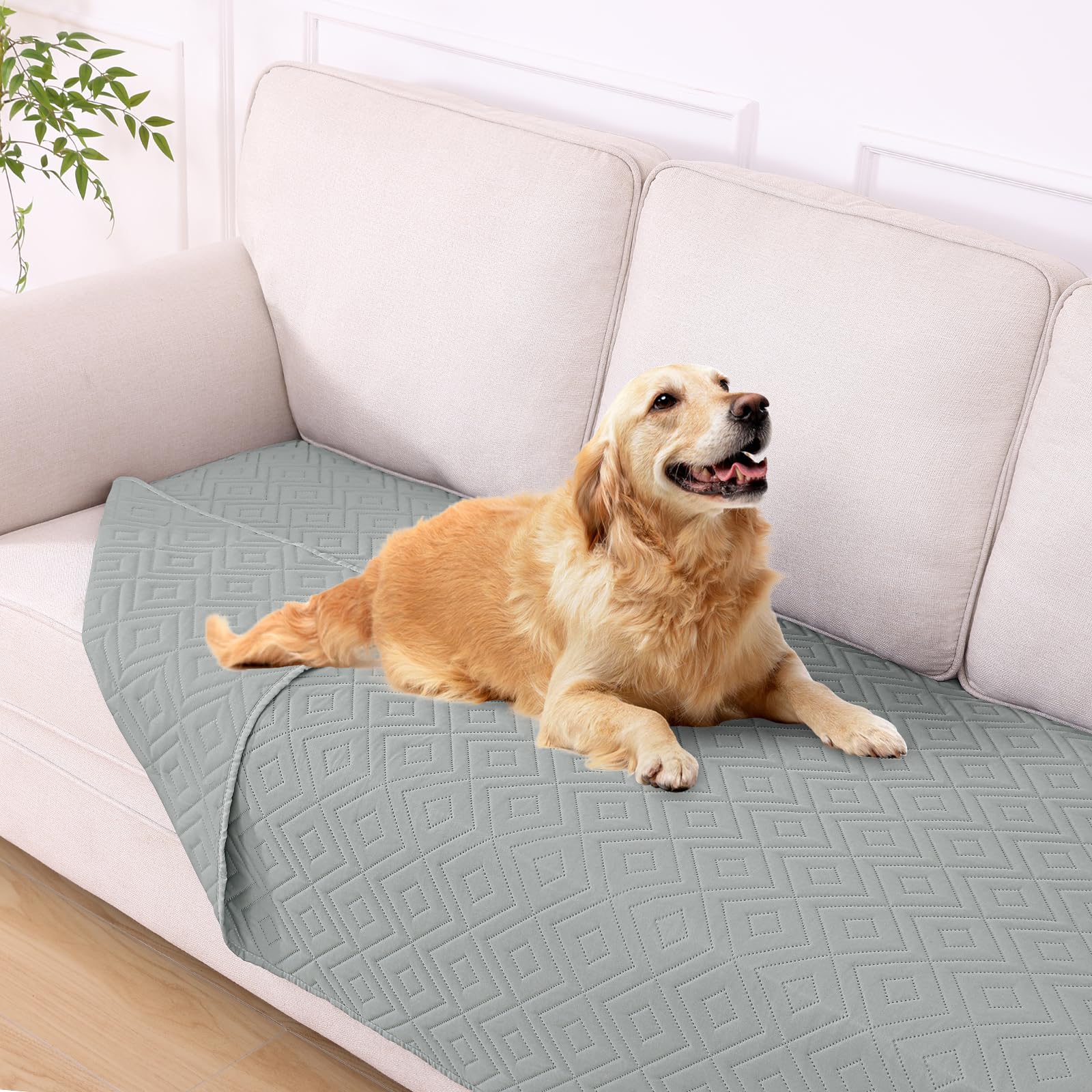 hyha Waterproof Reversible Dog Blanket, Pet Blanket for Sofa Couch — 40x70 Inch