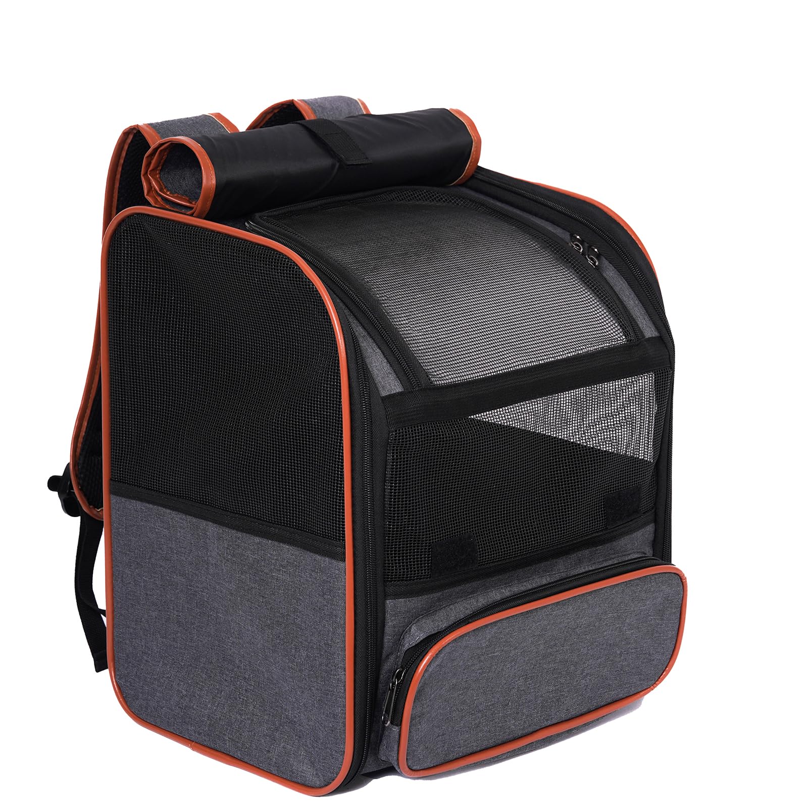 Pesen Cat Backpack Carrier, Breathable and Foldable, Up to 15 lbs
