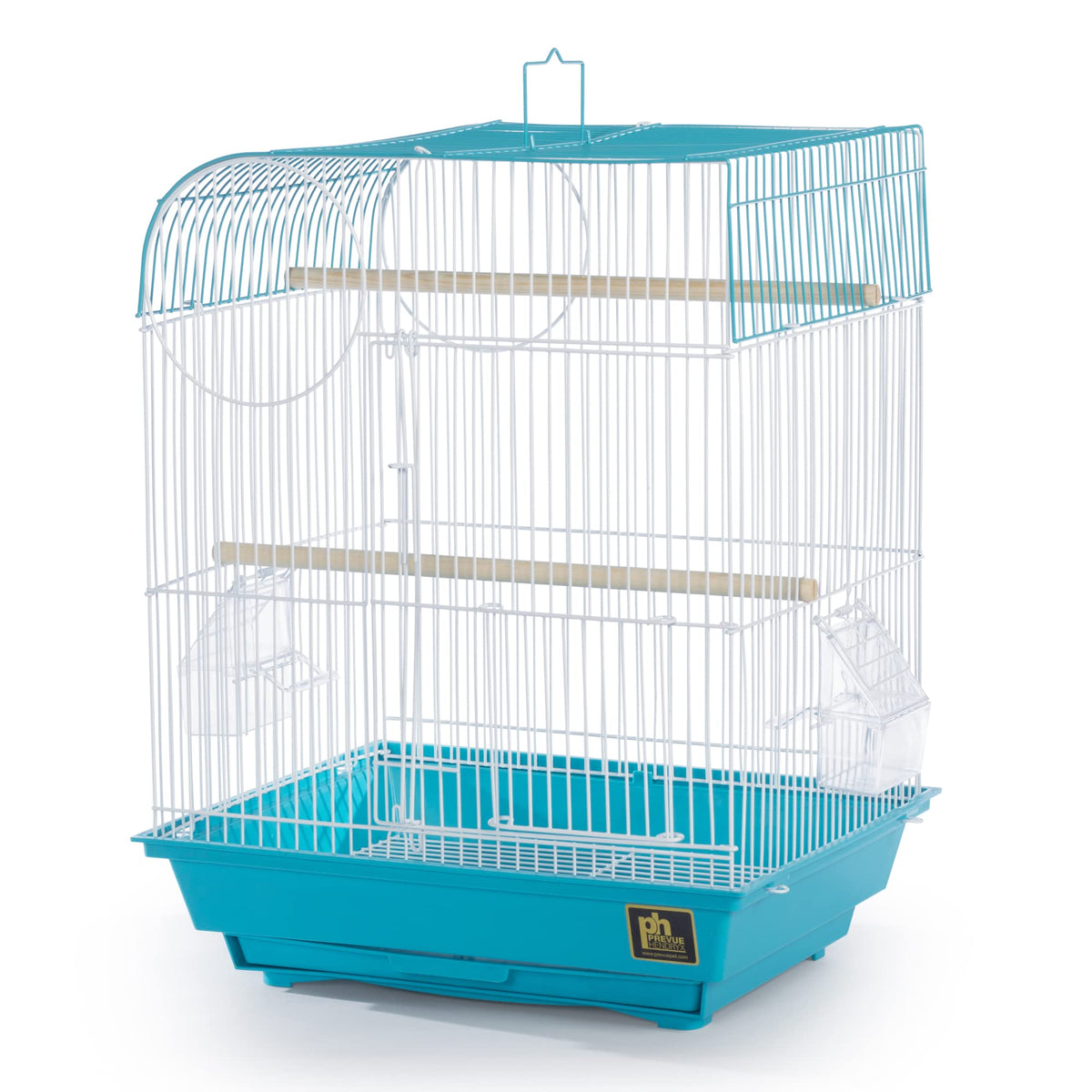 Prevue Pet Products South Beach Flat Top Bird Cage Minimal Assembly - Teal