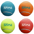 Outward Hound Squeaker Ballz Tennis Ball Dog Toy, Large, 3", 4-Pack