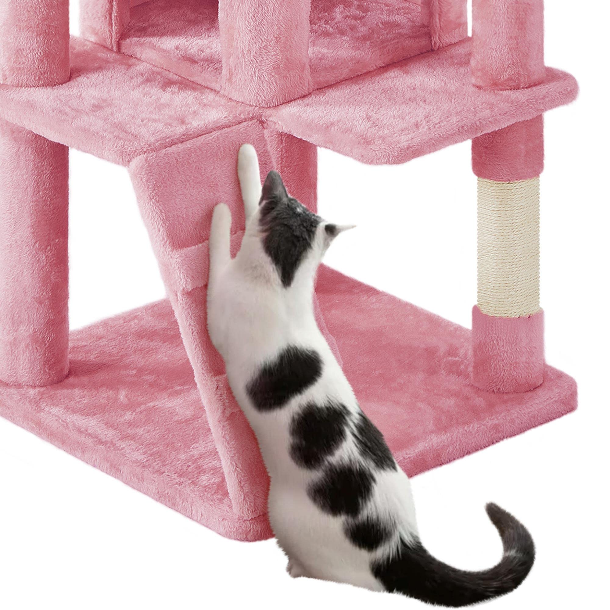 Yaheetech 70in Multi-Level Sturdy Cat Tree, Condo, Sisal Scratching Posts