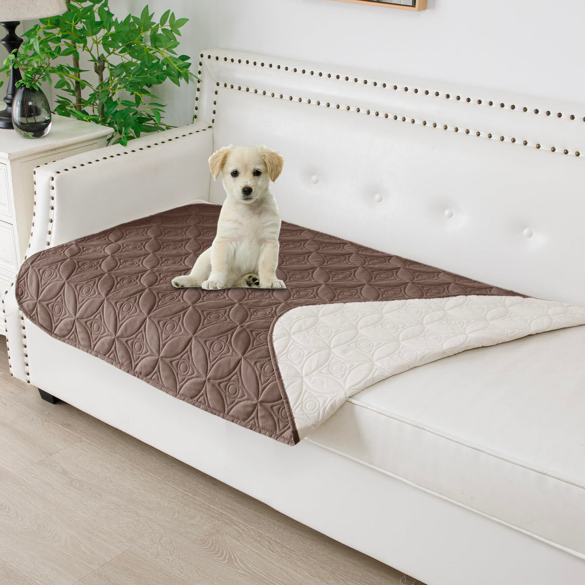 Tuffeel Waterproof Couch Cover for Dogs - Washable Pets Furniture Protector