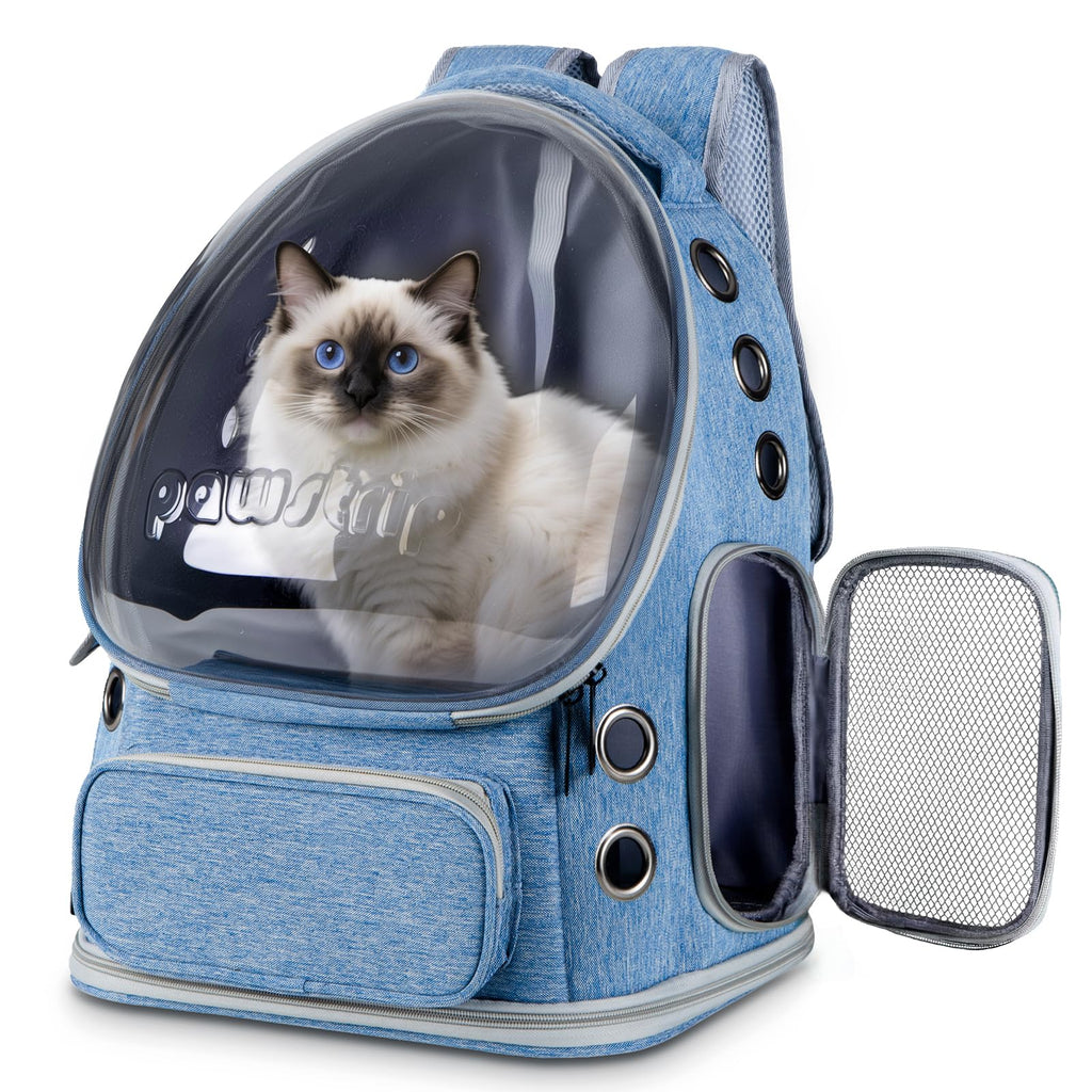 Cat Backpack Carrier Clear Bubble Window for Cats & Small Dogs up to 15 lb