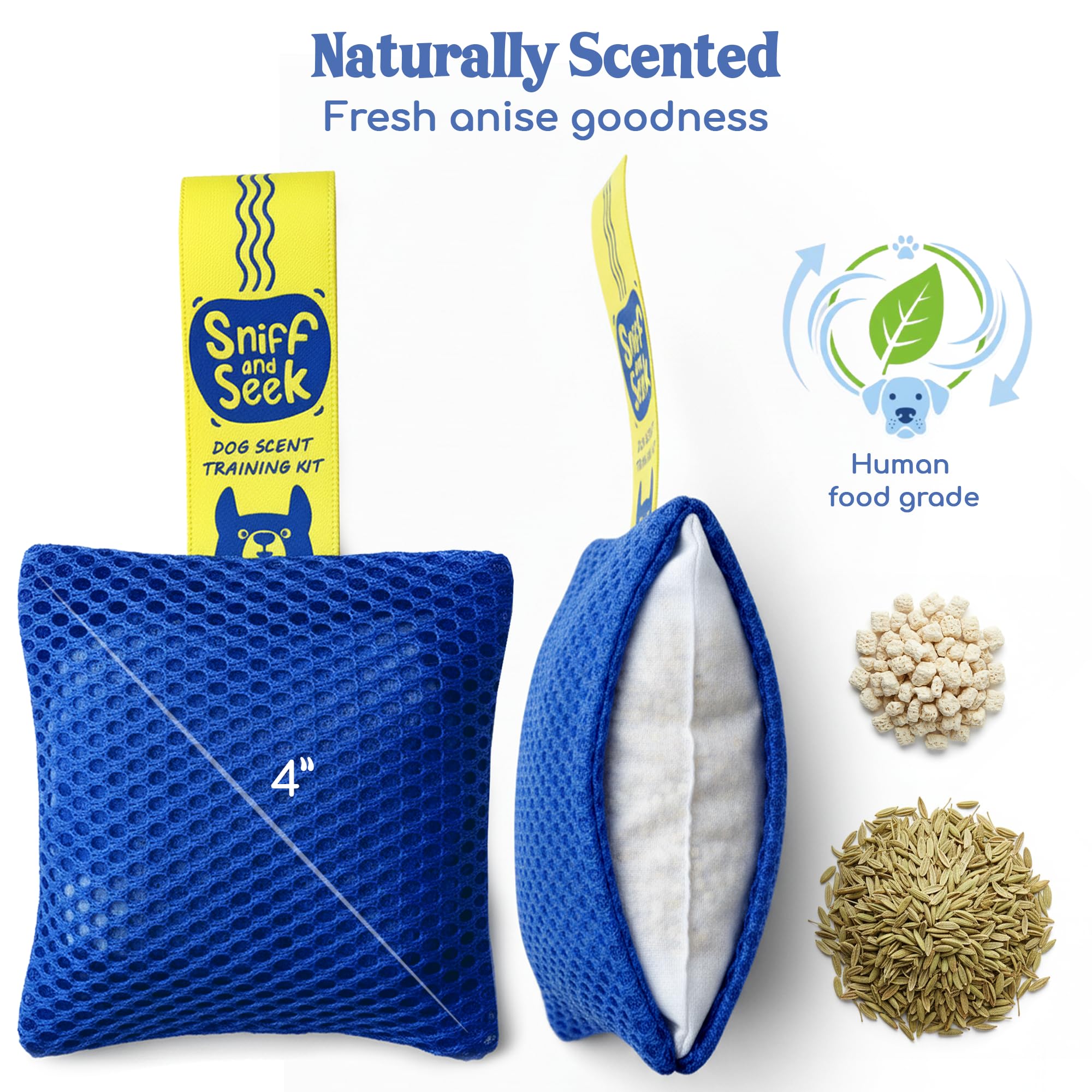 Race&Herd Original Dog Scent Training Kit, Scent Work Training Kit for Dogs - Nosework for Dog Mental Stimulation Agility Training Equipment for Dogs, Brain Games Smell Training Kit for Loss of Smell
