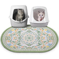 Bienbee Cat Litter Mat, 33" x 22" Dense Trapping Mesh for Litter Boxes