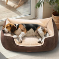 MellowMates Extra Thick Orthopedic Dog Bed for Large Sized Dogs, 36", Brown