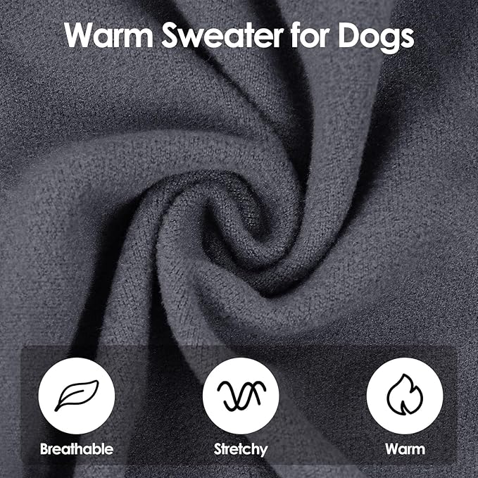 SUNFURA Hair Sticky Cat Clothes, Cat Sweater for Cats Only, 4-Legged Fleece Sweaters Kitten Pajamas Reduce Shedding Fur, Warm Pullover Shirts for Cats, Purple XL