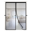 RELIANCER Magnetic Thermal Insulated Door Curtain,Waterproof EVA Door Cover,Fit Doors Size Up To 70"x96",Temperature Protection Insulated Doorway Curtain Partition,Patio Self-Closing Doors Net Screen