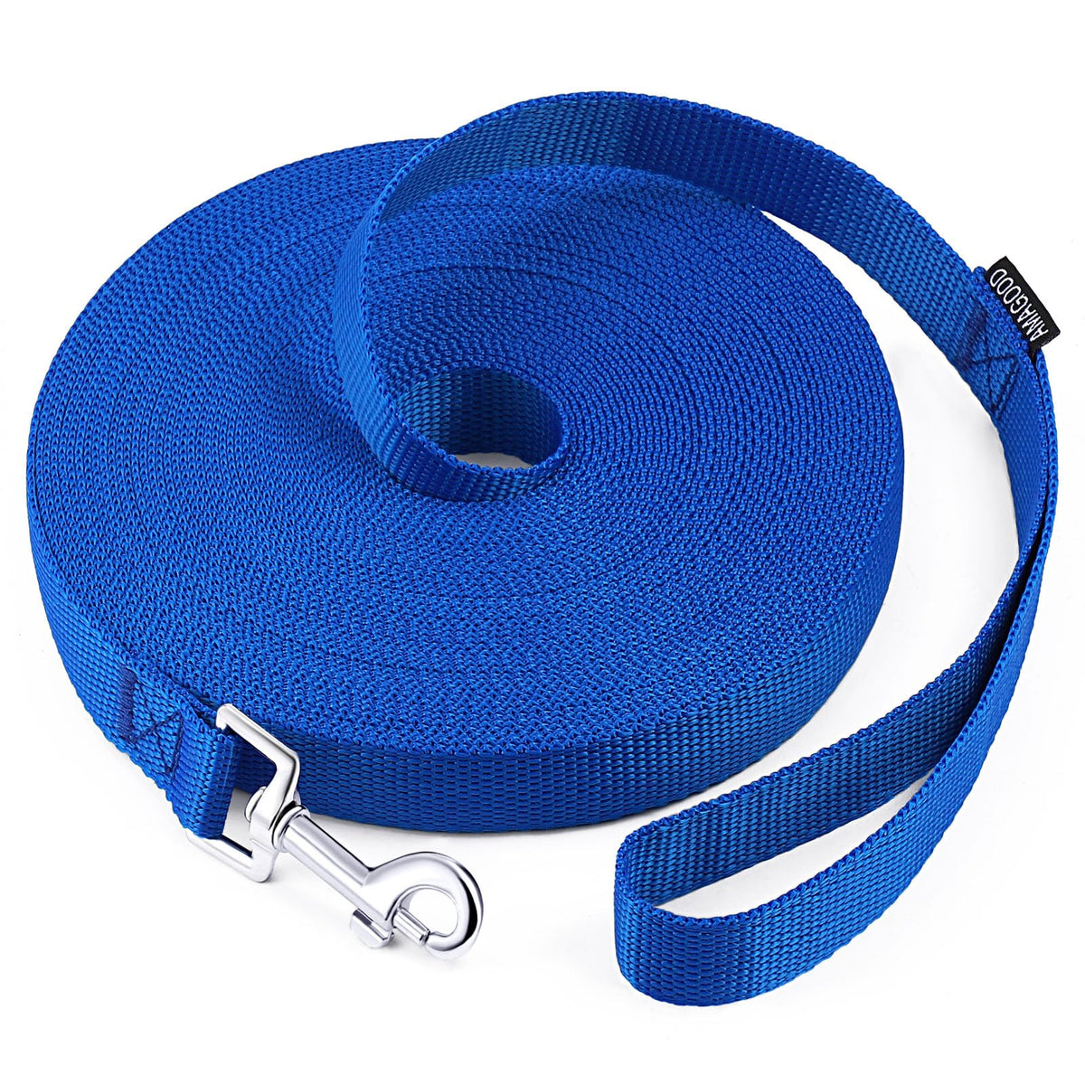 AmaGood Dog Leashes for Small Medium Large Dogs,15 ft 20 ft 30 ft 50 ft Long Dog Leashes for Dog Training,Tie Out,Play,Safety,Camping (20 feet, Black)