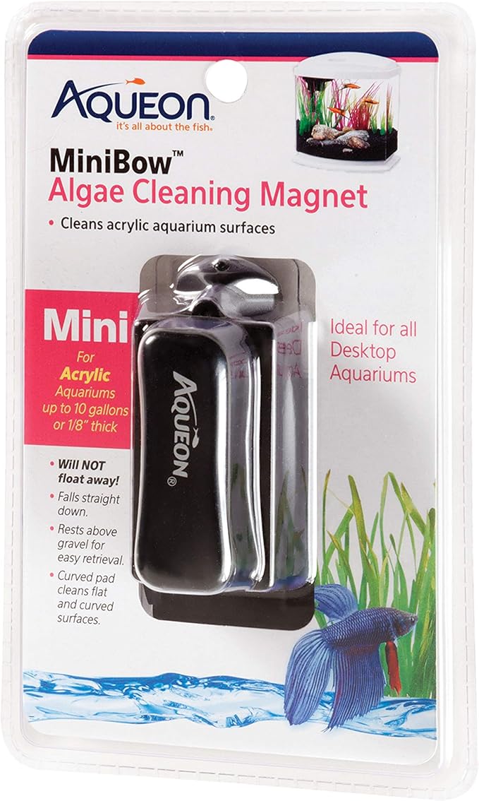 Aqueon Aquarium Algae Scraper, Fish Tank Cleaning Magnet