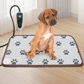 GOLOPET Pet Heating Pad 22x18 in with SmartThermostat Switch and Tube,Obtained MET and UL Dual Certification,WaterproofCat Heating pad-Paw Print