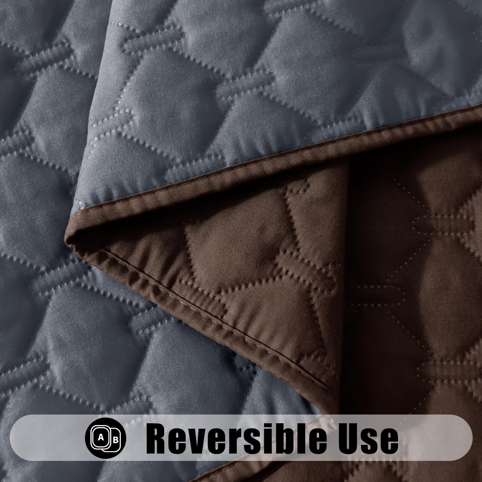 Smiry Waterproof Dog Bed Cover Blanket, Reversible Pet Blanket