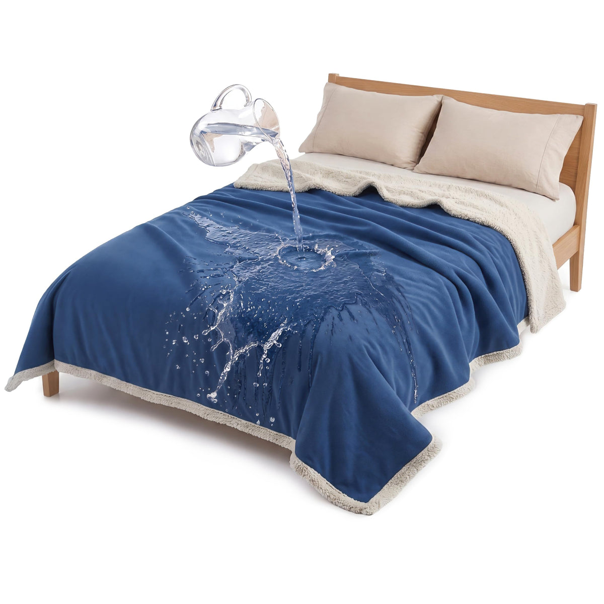 Kritter Planet Waterproof Reversible Pet Blanket for Dogs and Cats
