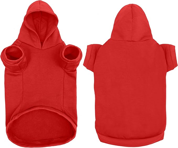 Personalized Dog Hooded Custom Sweatshirt Pet Pullover Hoodie Text/Image Small/Medium/Large Dogs,Puppy,Cat and Kitten