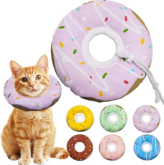 Seyezo Cat Cone Collar Soft, Adjustable Cat Recovery Cone