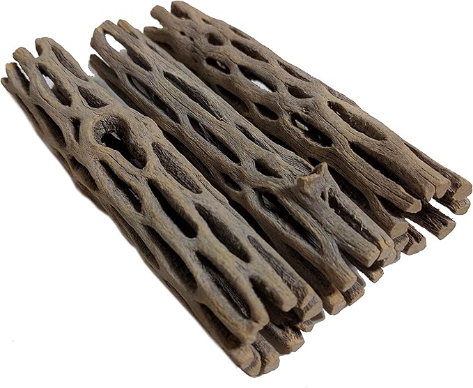SoShrimp Natural Cholla Wood for Aquarium Decoration Shrimp and Fish Tank (4 Inch (3 Pack))