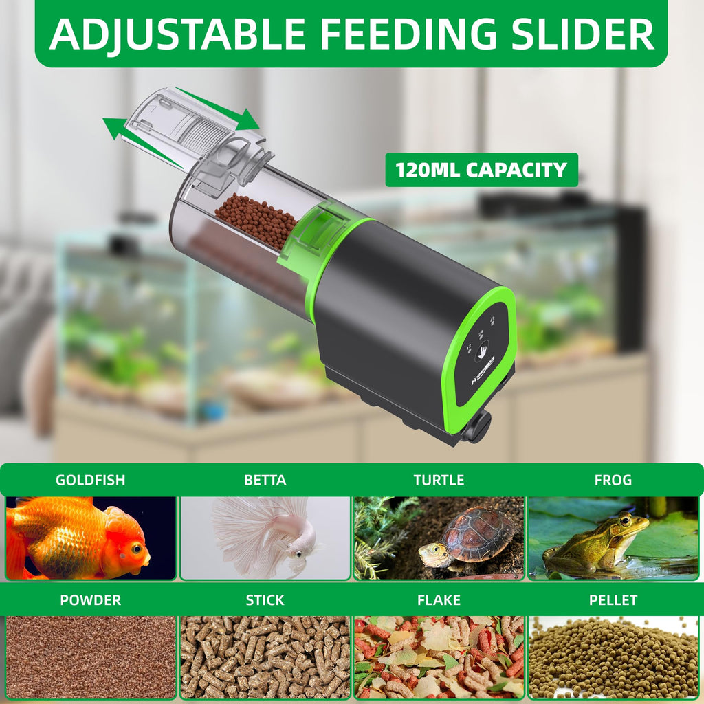 FREESEA Automatic Fish Feeder for Aquarium: Small Vacation Betta Feeder