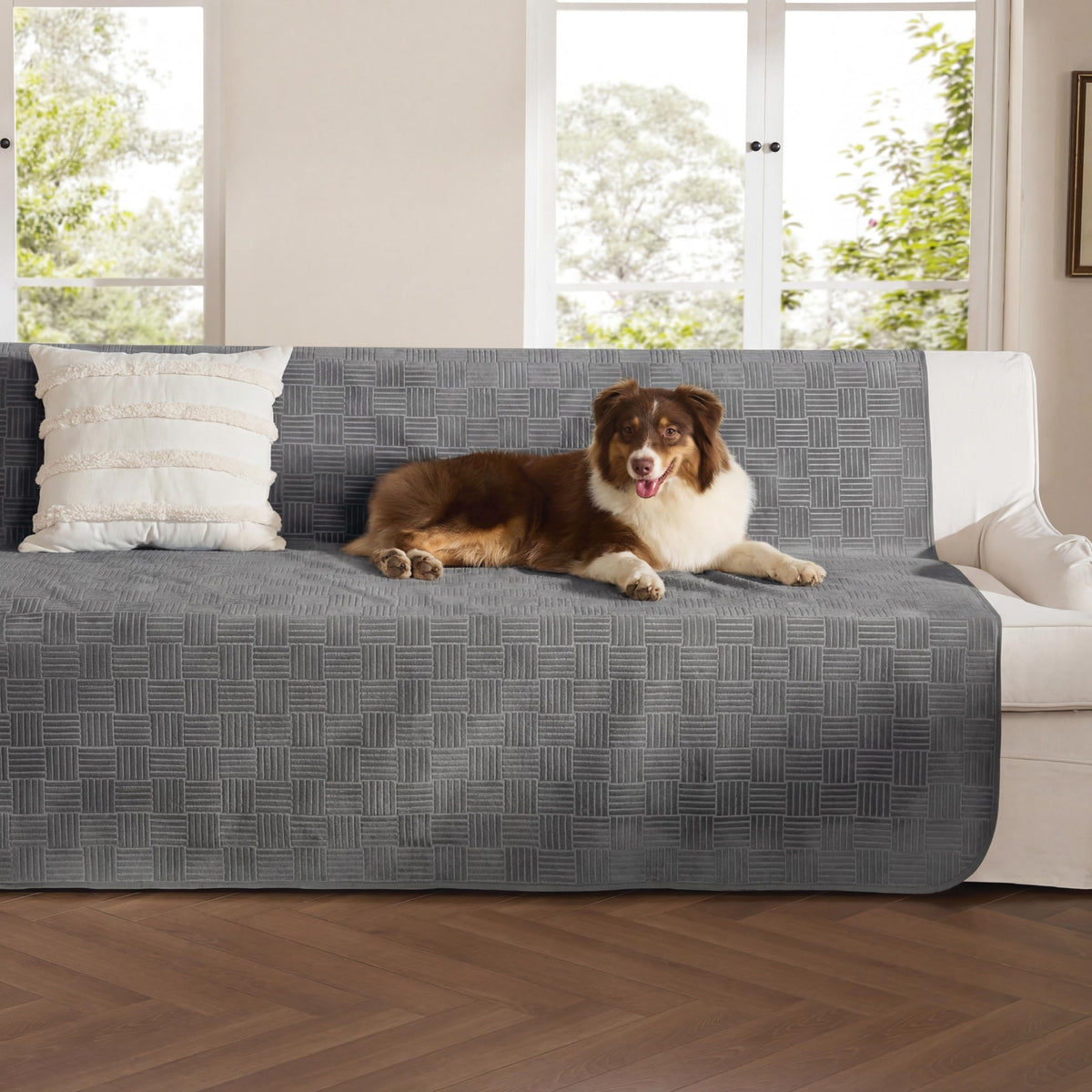 Bedsure Waterproof Couch Cover for Sofa and Dogs Quick Drying, 30x70IN