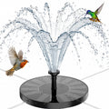 AISITIN Solar Bird Bath Fountain Pump with 6 Nozzles & 4 Fixer
