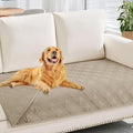 hyha Waterproof Dog Blanket, Reversible Pet Bed Blanket, Soft Sofa Couch Cover for Dogs Washable, Waterproof Pet Couch Covers for Sofa Puppy Cats Furniture Protector(30"x70", Taupe/Taupe)
