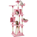 Yaheetech 79in Multi-Level Tall Cat Tree for Multiple Cats with sisal Posts