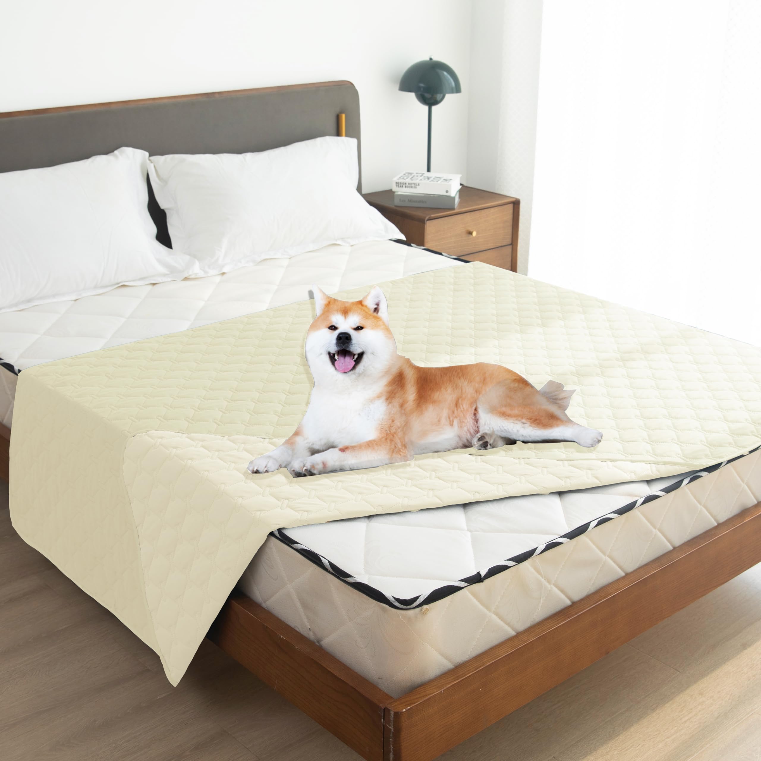 gogobunny Waterproof Dog Blankets for Large Dogs, Pet Bed Cover Breathable