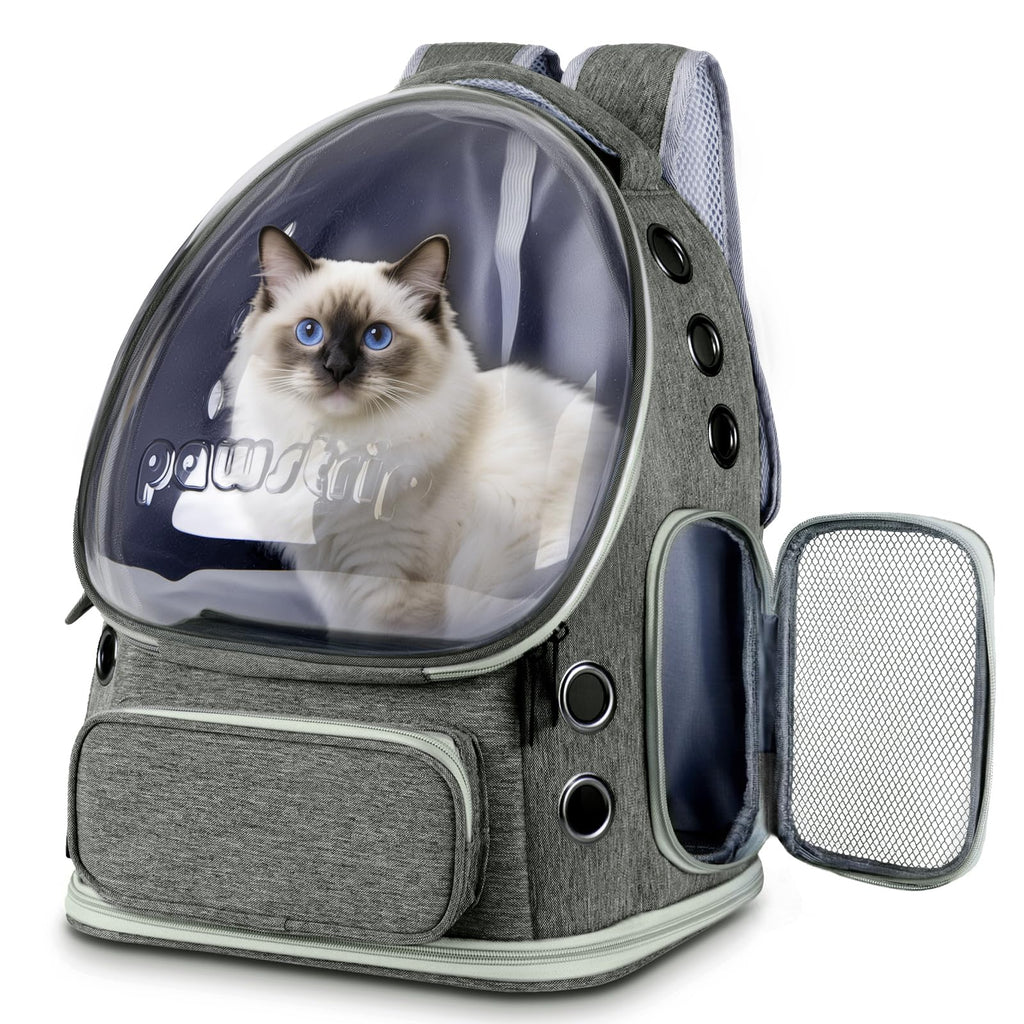Cat Backpack Carrier Clear Bubble Window for Cats & Small Dogs up to 15 lb