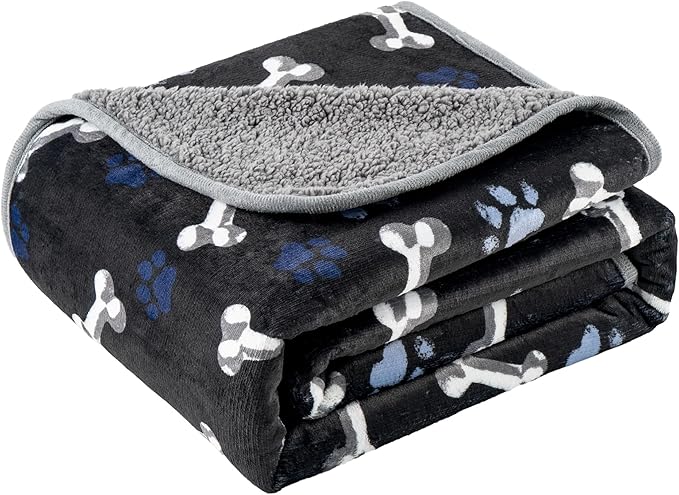CAPT.SNOOZE Washable Waterproof Dog Blankets for Large Dogs 60"x80"