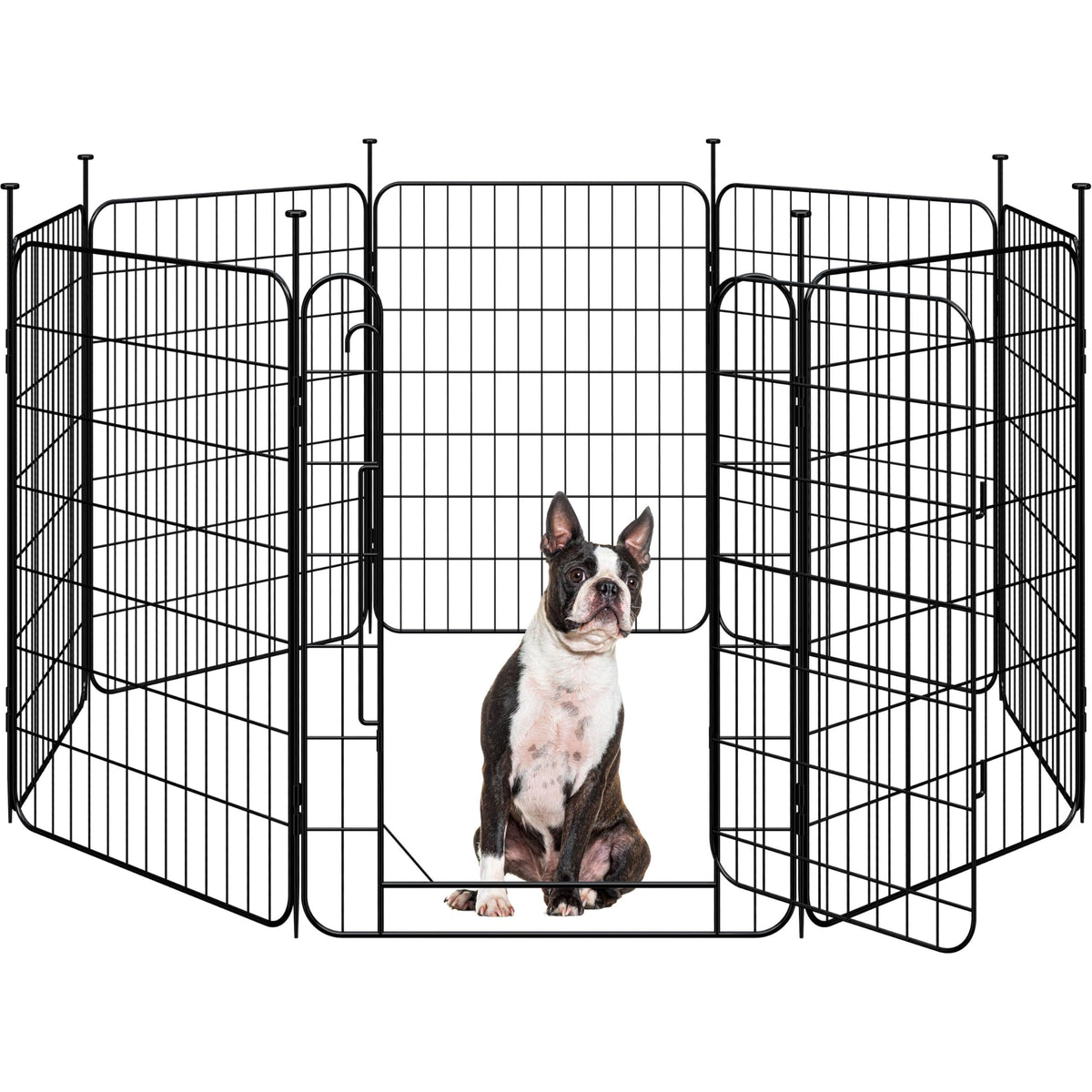 Yaheetech 24in 16-Panel Expandable Dog Playpen for Puppy/Small Animals
