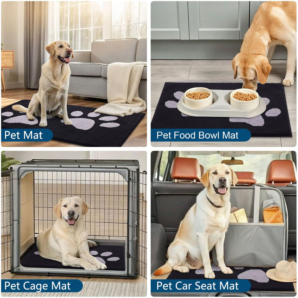 Buganda Dog Door Mat for Muddy Paws 70x24, Absorbent Doormat for Inside