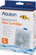 Aqueon Replacement Filter Cartridges For Filter Models 20, 30, 40, 50, and 75, and Canister Models 200, 300, and 400, Large