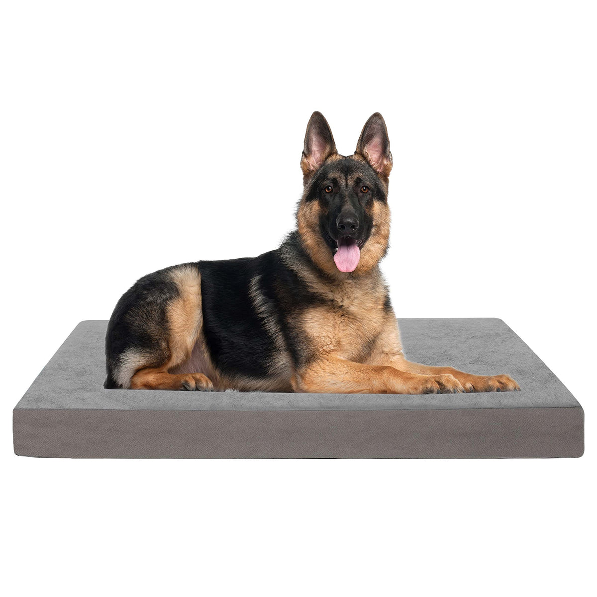 GOHOO PET Orthopedic Memory Foam Dog Bed, Cooling Dog Beds Waterproof Pet Bed for Crate with Removable Washable Cover, L(35inch,65Lbs)