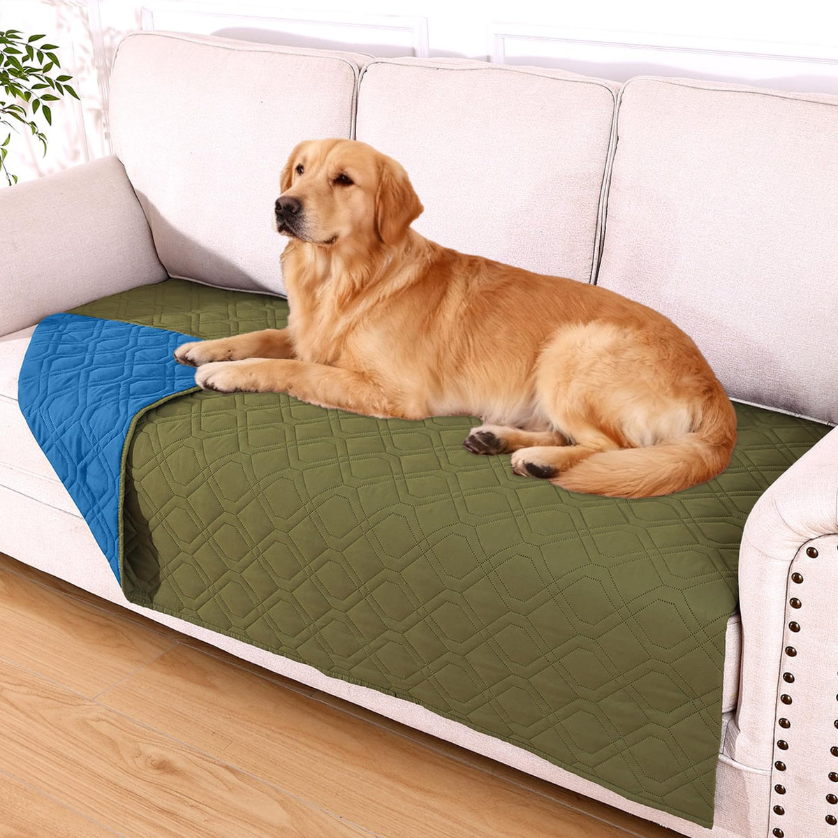 hyha Waterproof Dog Bed Blanket - Soft Pet Blanket & Sofa Cover for Dogs